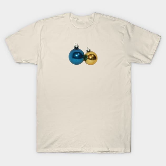 2 Shiny Brite Balls T-Shirt by Eugene and Jonnie Tee's